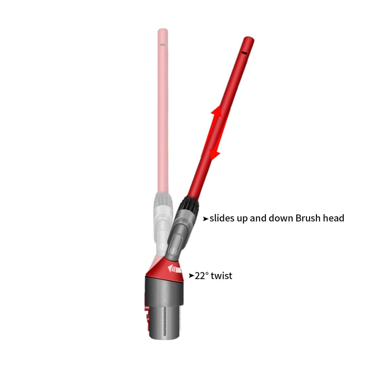 Per Dyson V7 V8 V10 V11 V12 V15 aspirapolvere spazzola per fessure ultra-strette