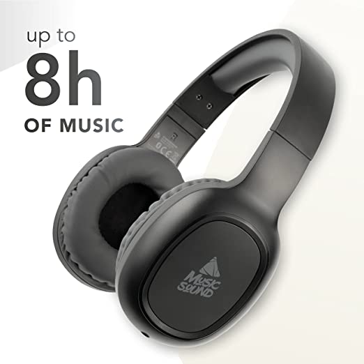 Music sound, Cuffie Bluetooth con archetto estendibile