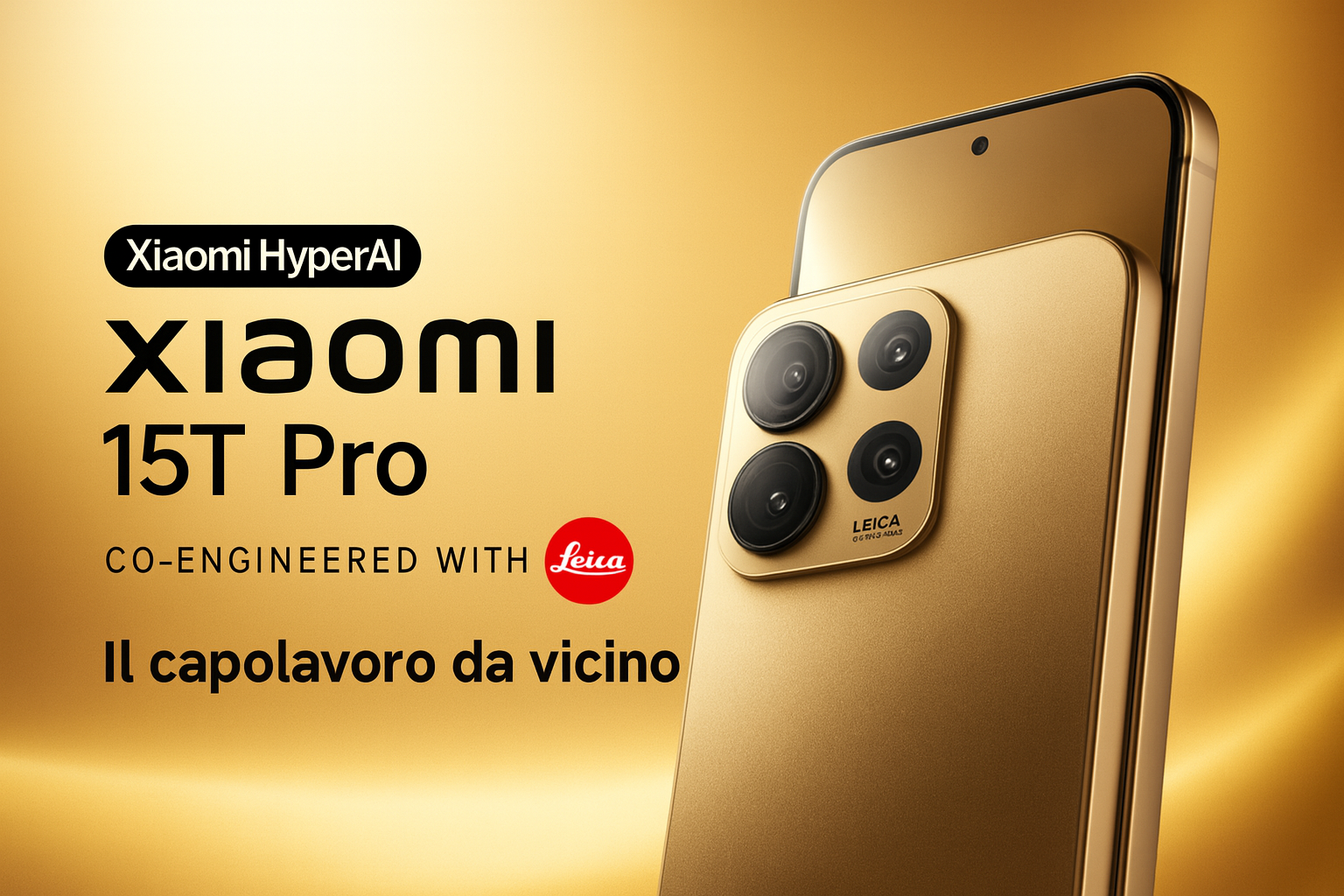 Xiaomi 15T Pro Il capolavoro da vicino.