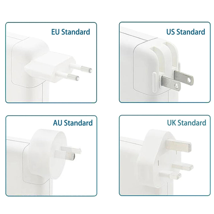 A1435 60 W 16,5 V 3,65 A 5 pin MagSafe 2 Adattatore di alimentazione per MacBook, lunghezza cavo: 1,6 m,, 60W AU Plug, 60W EU Plug, 60W UK Plug