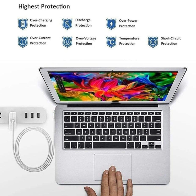 A1436 45 W 14,85 V 3,05 A 5 pin MagSafe 2 Adattatore di alimentazione per MacBook, lunghezza cavo: 1,6 m,, 45W AU Plug, 45W EU Plug, 45W UK Plug