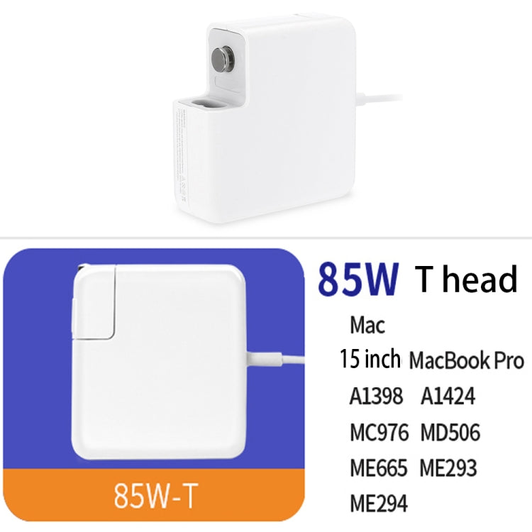 A1424 85W 20V 4.25A Adattatore di alimentazione MagSafe 2 a 5 pin per MacBook, lunghezza cavo: 1,6 m,, 85W AU Plug, 85W EU Plug, 85W UK Plug