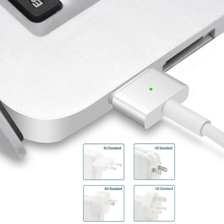 A1424 85W 20V 4.25A Adattatore di alimentazione MagSafe 2 a 5 pin per MacBook, lunghezza cavo: 1,6 m,, 85W AU Plug, 85W EU Plug, 85W UK Plug