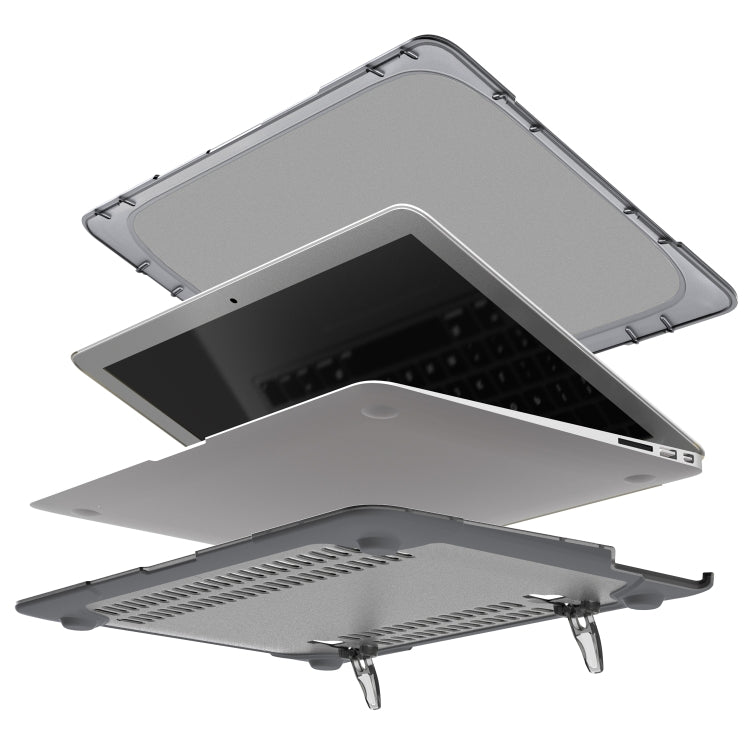 Custodia protettiva per laptop anticaduta bicolore TPU + PC, For MacBook Air 13.3 inch A1466 / A1369, For MacBook Pro Retina 13.3 inch A1502 / A1425, For MacBook Pro Retina 15.4 inch A1398, For Microsoft Surface Laptop 3 / 4 15 inch��������������������...