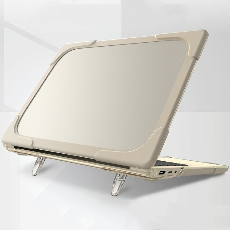 Custodia protettiva per laptop anticaduta bicolore TPU + PC, For MacBook Air 13.3 inch A1466 / A1369, For MacBook Pro Retina 13.3 inch A1502 / A1425, For MacBook Pro Retina 15.4 inch A1398, For Microsoft Surface Laptop 3 / 4 15 inch��������������������...