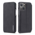 LC.IMEEKE Hon Ancient Series Custodia orizzontale in pelle a conchiglia con supporto e slot per schede, For iPhone 13 mini, For iPhone 13, For iPhone 13 Pro, For iPhone 13 Pro Max