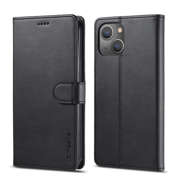 LC.IMEEKE Custodia in pelle a vibrazione orizzontale con struttura in vitello con supporto, slot per schede e portafoglio, For iPhone 13 mini, For iPhone 13, For iPhone 13 Pro, For iPhone 13 Pro Max