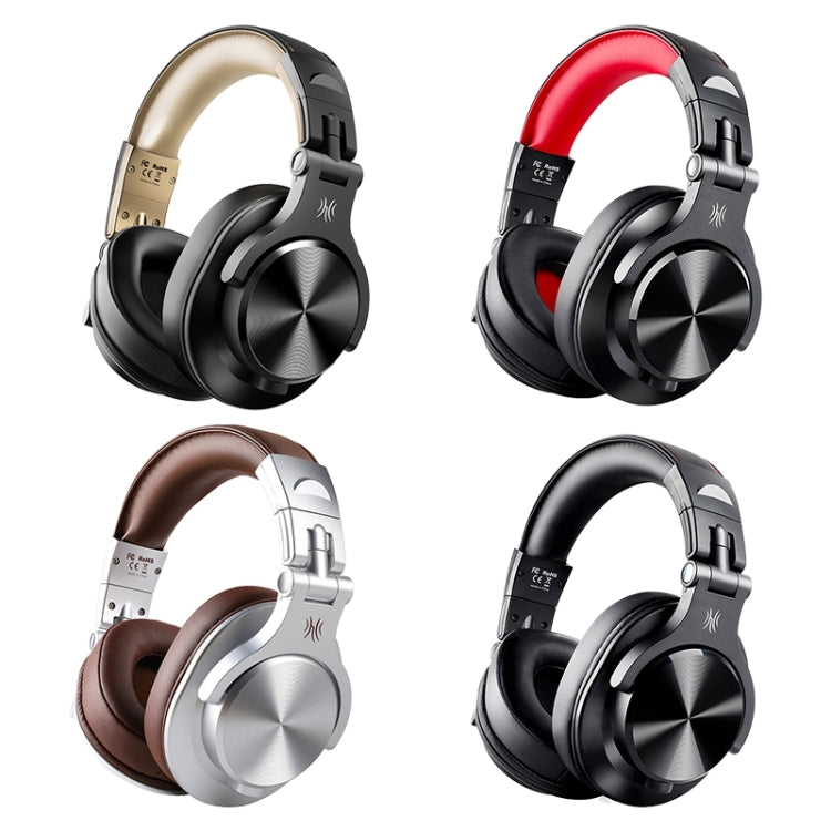 Auricolare stereo Bluetooth senza fili montato sulla testa, A70 Black, A70 Black Red, A70 Brown