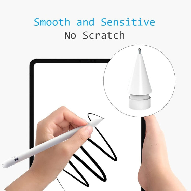 Punta dell'ago dello stilo da 2 pezzi per Apple Pencil 1/2, 2.0 Modified Round Pen Tip, 3.5 Standard Modified Pen Tip
