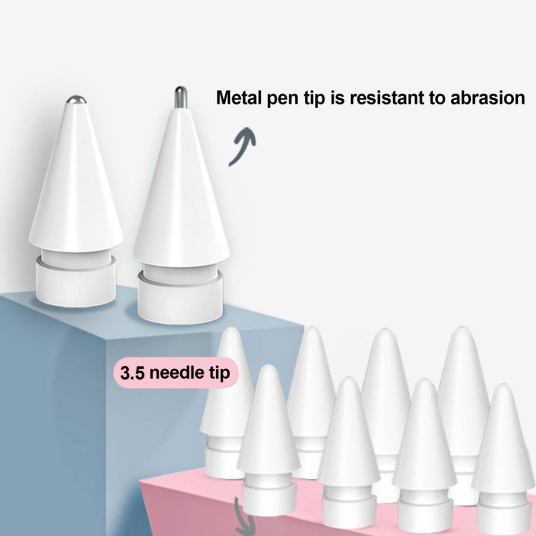 Punta dell'ago dello stilo da 2 pezzi per Apple Pencil 1/2, 2.0 Modified Round Pen Tip, 3.5 Standard Modified Pen Tip
