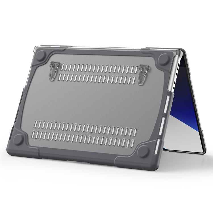 Custodia protettiva per laptop in TPU + PC a due colori, For MacBook Pro 14.2 inch A2442 2021