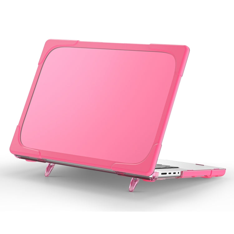 Custodia protettiva per laptop in TPU + PC a due colori, For MacBook Pro 14.2 inch A2442 2021