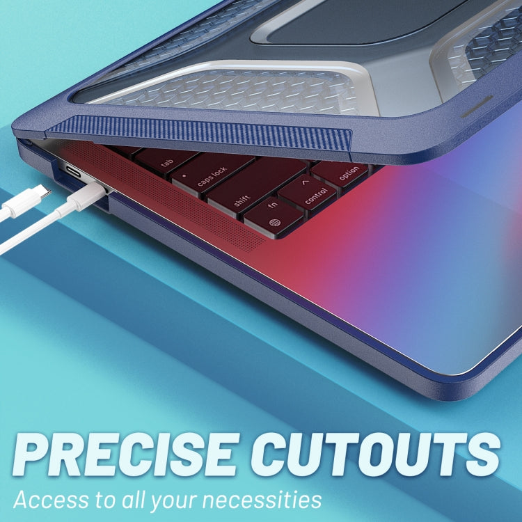 Custodia protettiva per laptop a nido d'ape PC + TPU, For MacBook Pro 13.3 inch A2338 / A2289 / A2251 (2020)