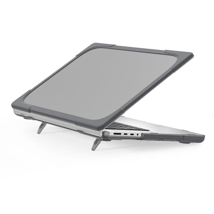 Custodia protettiva per laptop anticaduta bicolore TPU + PC, For MacBook Pro 16.2 inch A2485 2021