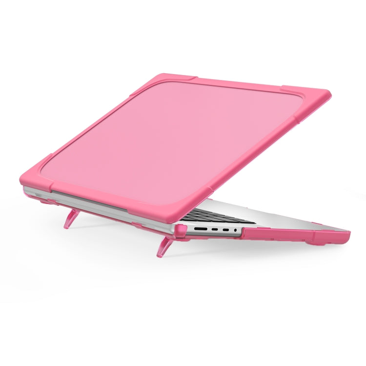 Custodia protettiva per laptop anticaduta bicolore TPU + PC, For MacBook Pro 16.2 inch A2485 2021
