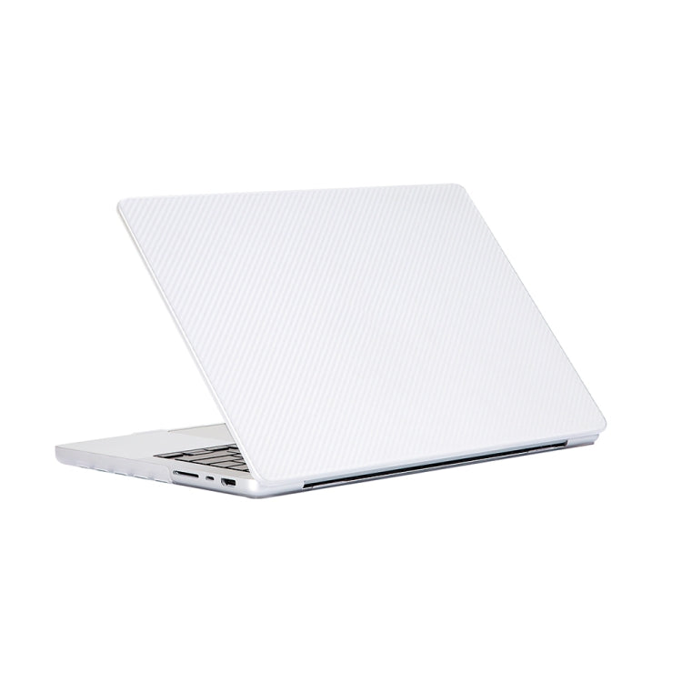 Custodia protettiva per laptop in plastica testurizzata in fibra di carbonio, For MacBook Air 13.3 inch A1932 / A2179 / A2337, For MacBook Pro 13.3 inch A1706 / A1708 / A1989 / A2159 / A2338, For MacBook Pro 14.2 inch A2442 2021
