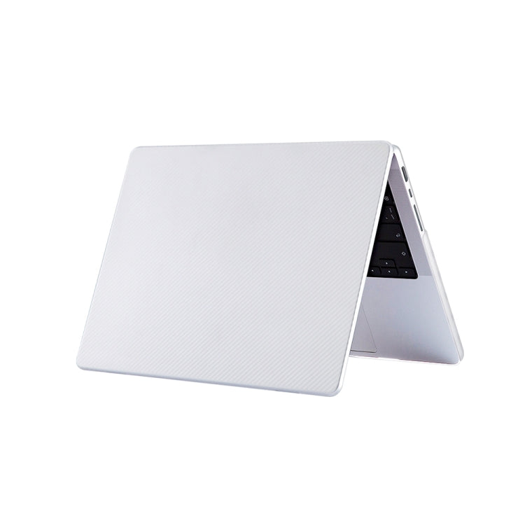 Custodia protettiva per laptop in plastica testurizzata in fibra di carbonio, For MacBook Air 13.3 inch A1932 / A2179 / A2337, For MacBook Pro 13.3 inch A1706 / A1708 / A1989 / A2159 / A2338, For MacBook Pro 14.2 inch A2442 2021