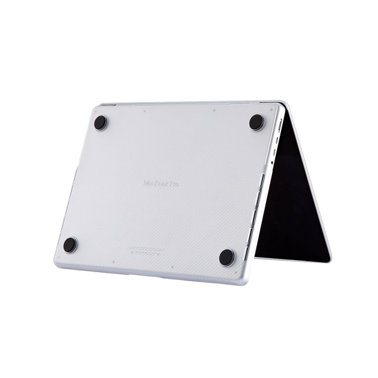 Custodia protettiva per laptop in plastica testurizzata in fibra di carbonio, For MacBook Air 13.3 inch A1932 / A2179 / A2337, For MacBook Pro 13.3 inch A1706 / A1708 / A1989 / A2159 / A2338, For MacBook Pro 14.2 inch A2442 2021