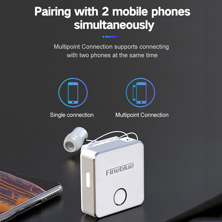 Auricolare Bluetooth Fineblue F1 Lavalier, promemoria vibrazioni di supporto