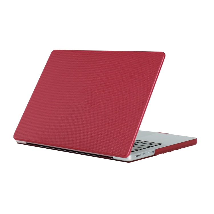 Custodia per laptop abbronzata a doppia faccia con trama a pois, For MacBook Pro 13.3 inch A1706/A1708, For MacBook Pro 14.2 inch A2442 2021, For MacBook Pro 16.2 inch A2485 2021, For MacBook Air 13.3 inch A1932/A2179/A2337