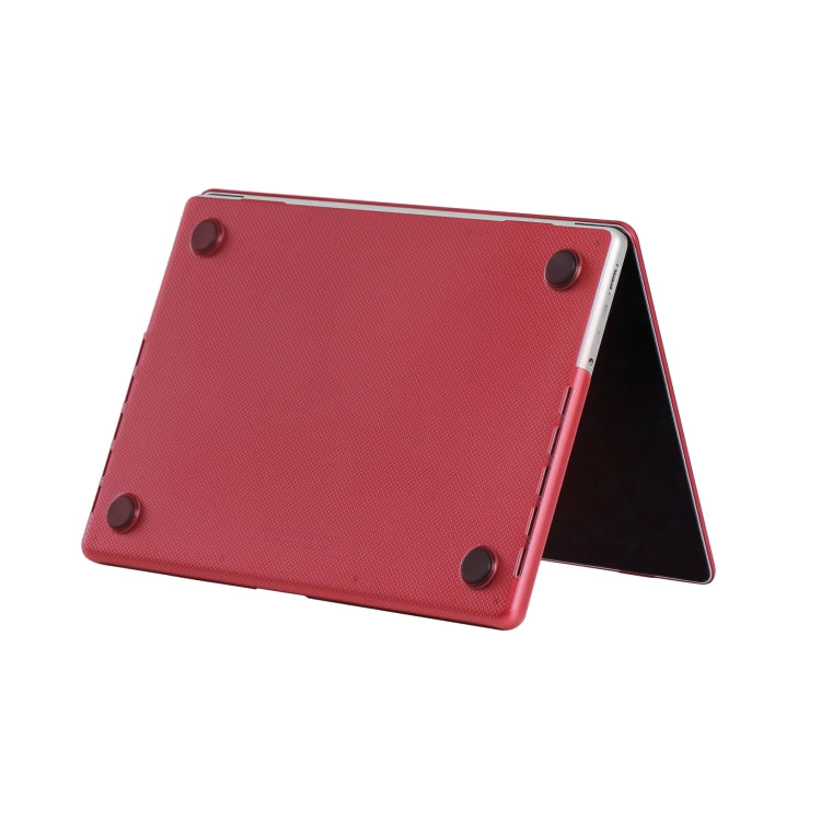 Custodia per laptop abbronzata a doppia faccia con trama a pois, For MacBook Pro 13.3 inch A1706/A1708, For MacBook Pro 14.2 inch A2442 2021, For MacBook Pro 16.2 inch A2485 2021, For MacBook Air 13.3 inch A1932/A2179/A2337