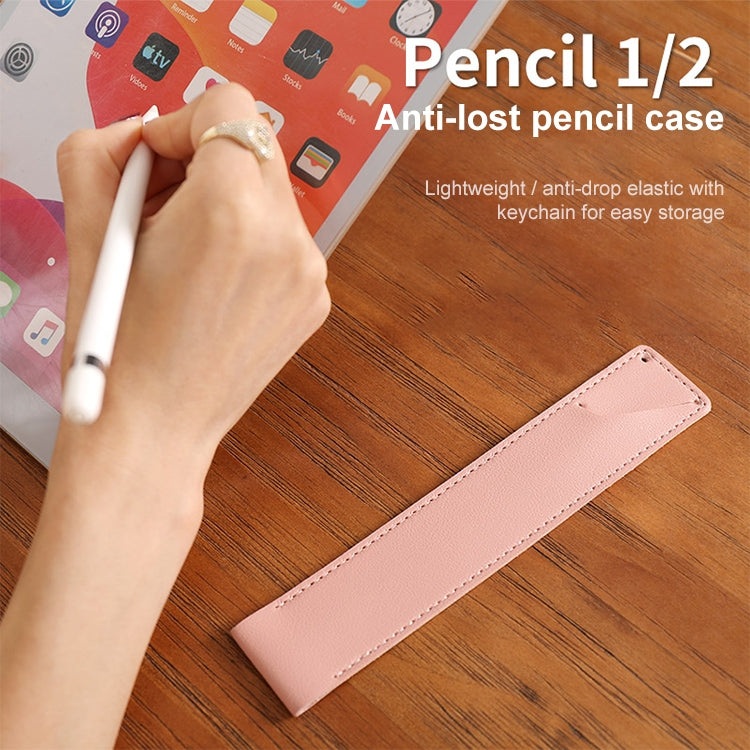 Custodia protettiva antiurto in pelle PU per Apple Pencil 1/2, Case