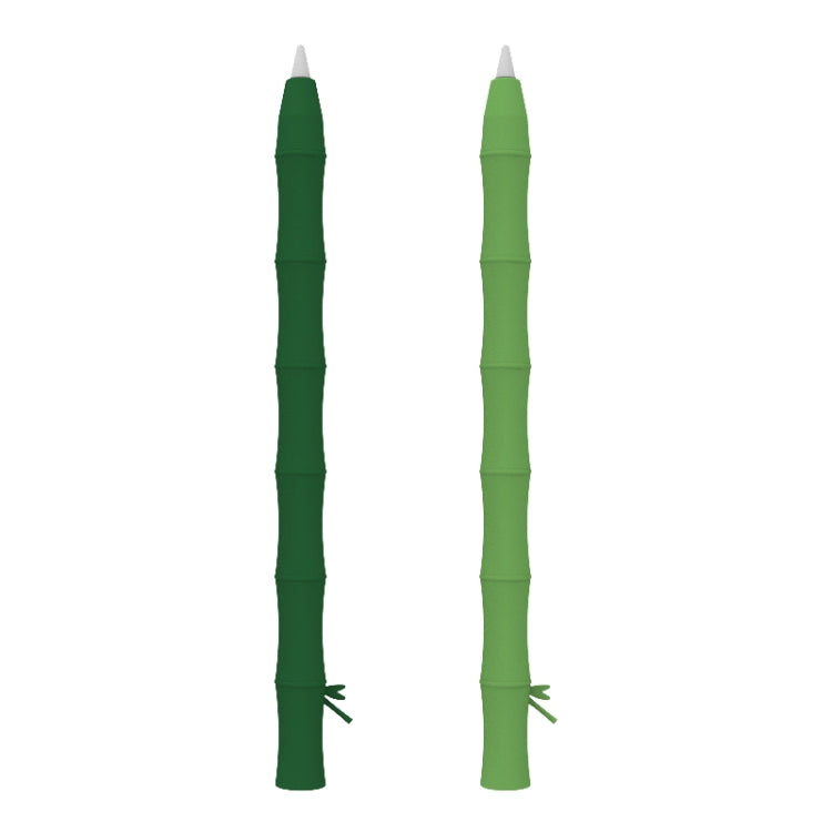 Custodia protettiva per penna stilo in gel di silicone liquido di bambù, For Apple Pencil 1, For Apple Pencil 2