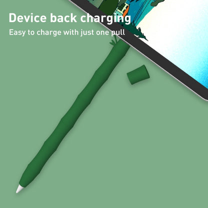 Custodia protettiva per penna stilo in gel di silicone liquido di bambù, For Apple Pencil 1, For Apple Pencil 2