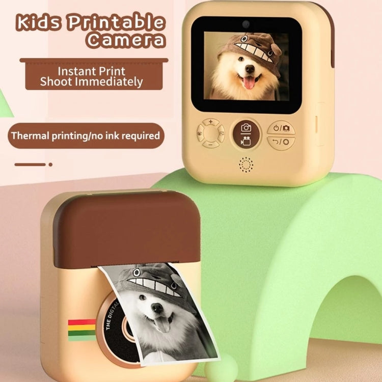 Fotocamera digitale con stampa Polaroid per bambini con schermo IPS HD da 2,4 pollici, No Memory Card, 16G, 32G