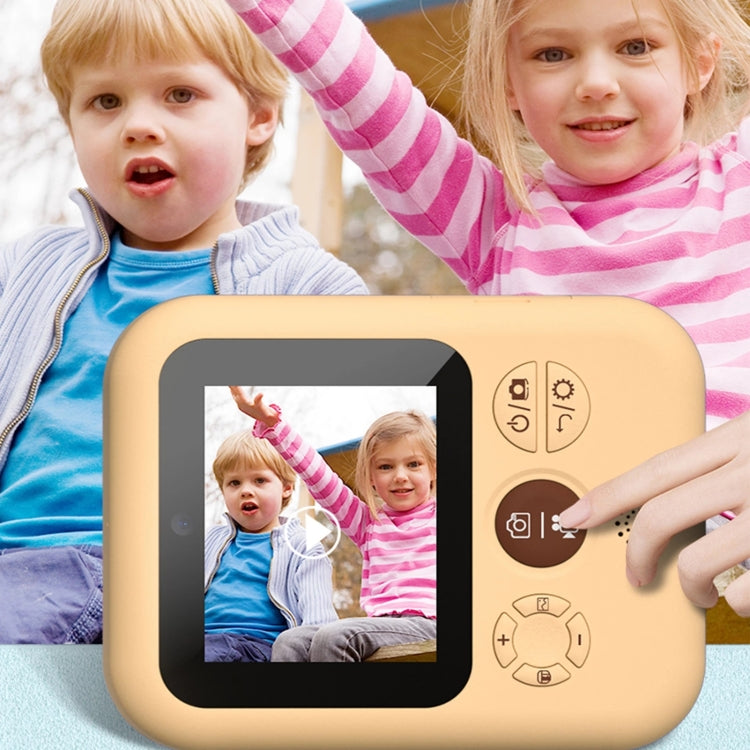 Fotocamera digitale con stampa Polaroid per bambini con schermo IPS HD da 2,4 pollici, No Memory Card, 16G, 32G