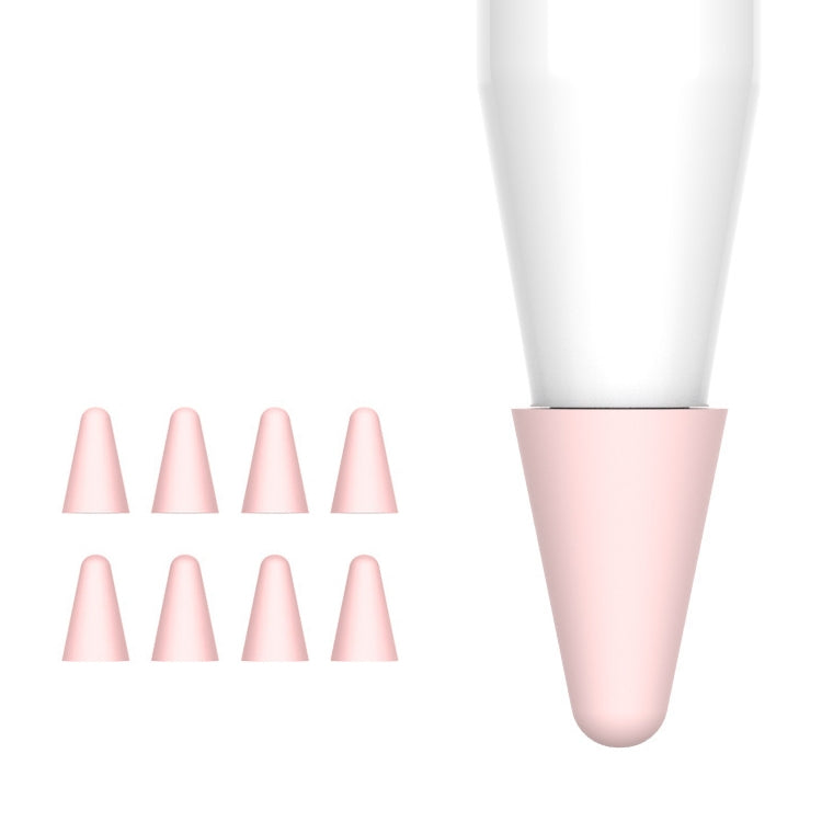 8 pezzi / set copri pennino stilo indossabile universale, Pink, Yellow, Black, Red, Grey, Colorful, Green, White 1, Blue