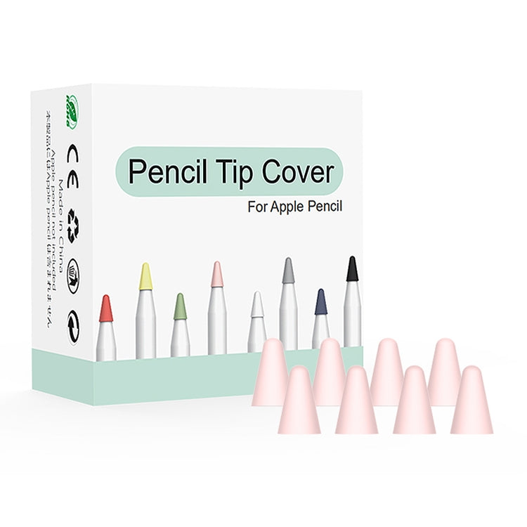 8 pezzi / set copri pennino stilo indossabile universale, Pink, Yellow, Black, Red, Grey, Colorful, Green, White 1, Blue