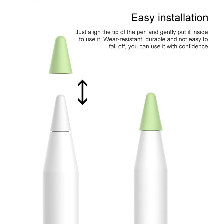 8 pezzi / set copri pennino stilo indossabile universale, Pink, Yellow, Black, Red, Grey, Colorful, Green, White 1, Blue