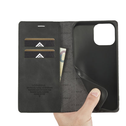 LC.IMEEKE Forte custodia per telefono in pelle magnetica con supporto, slot per schede e portafoglio, For iPhone 14 Pro Max, For iPhone 14 Pro, For iPhone 14 Plus, For iPhone 14