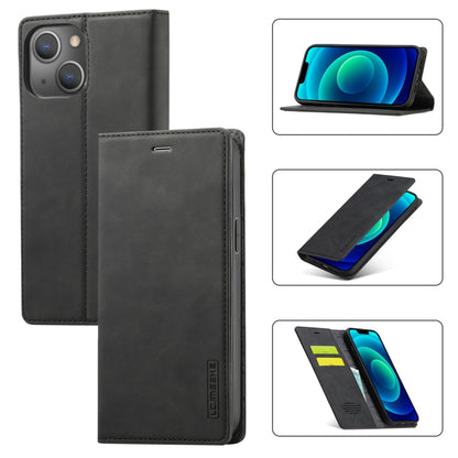 LC.IMEEKE Forte custodia per telefono in pelle magnetica con supporto, slot per schede e portafoglio, For iPhone 14 Pro Max, For iPhone 14 Pro, For iPhone 14 Plus, For iPhone 14