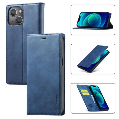 LC.IMEEKE Forte custodia per telefono in pelle magnetica con supporto, slot per schede e portafoglio, For iPhone 14 Pro Max, For iPhone 14 Pro, For iPhone 14 Plus, For iPhone 14