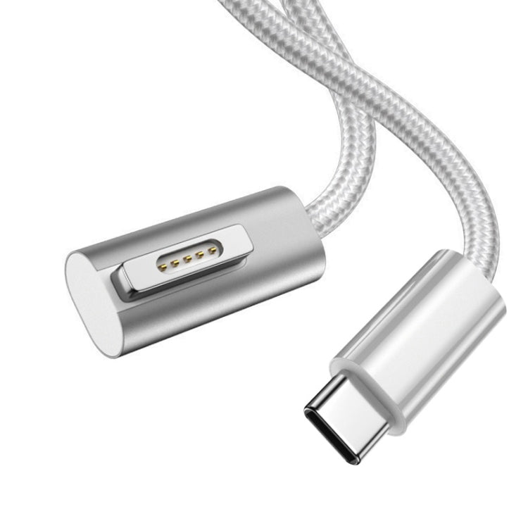 Cavo di ricarica da MagSafe 1 (a forma di L) a USB-C/Type-C PD da 100 W a 5 pin, lunghezza cavo: 1,8 m, MagSafe 1 (L-shaped)