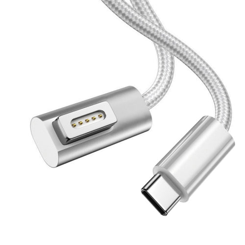 Cavo di ricarica da MagSafe 2 (a forma di T) a USB-C/Type-C PD da 100 W a 5 pin, lunghezza cavo: 1,8 m, MagSafe 2 (T-shaped)
