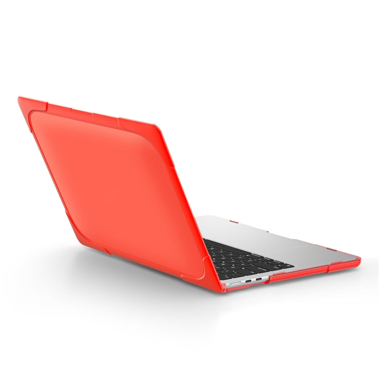 Custodia protettiva per laptop anticaduta bicolore TPU + PC, For MacBook Air 13.6 inch A2681 2022 / M3 2024 A3113 / M4 2025 A3240