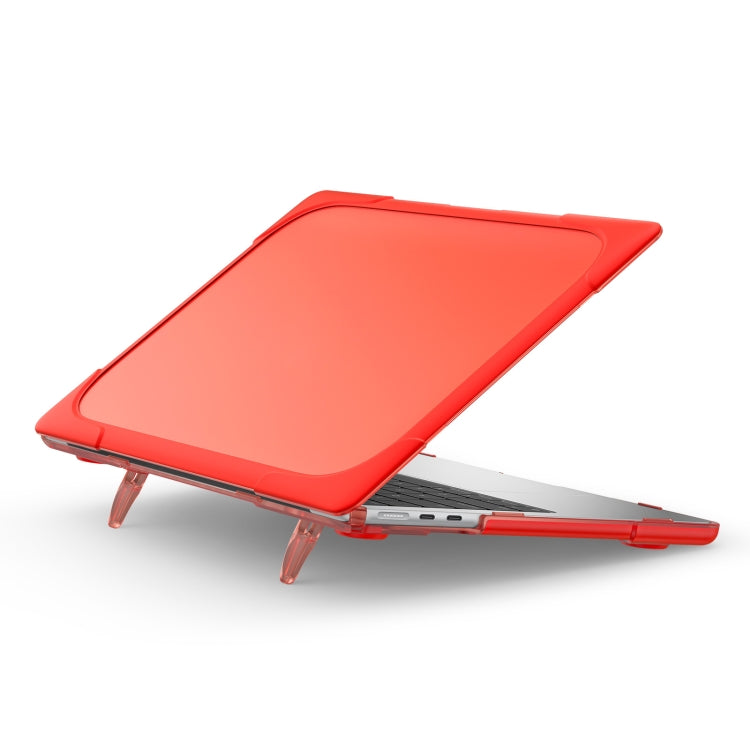Custodia protettiva per laptop anticaduta bicolore TPU + PC, For MacBook Air 13.6 inch A2681 2022 / M3 2024 A3113 / M4 2025 A3240