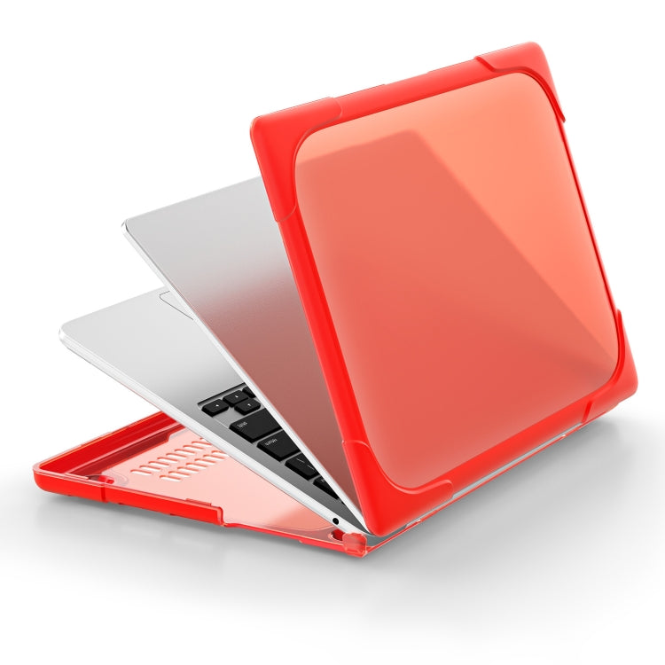 Custodia protettiva per laptop anticaduta bicolore TPU + PC, For MacBook Air 13.6 inch A2681 2022 / M3 2024 A3113 / M4 2025 A3240
