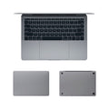 Pellicola di copertura superiore 4 in 1 + Pellicola di copertura inferiore + Pellicola a supporto completo + Pellicola per touchpad Pellicola protettiva per laptop, For Retina 12 inch A1534, For Pro 13.3 inch A2159, For Air 13.3 inch A1466             ...