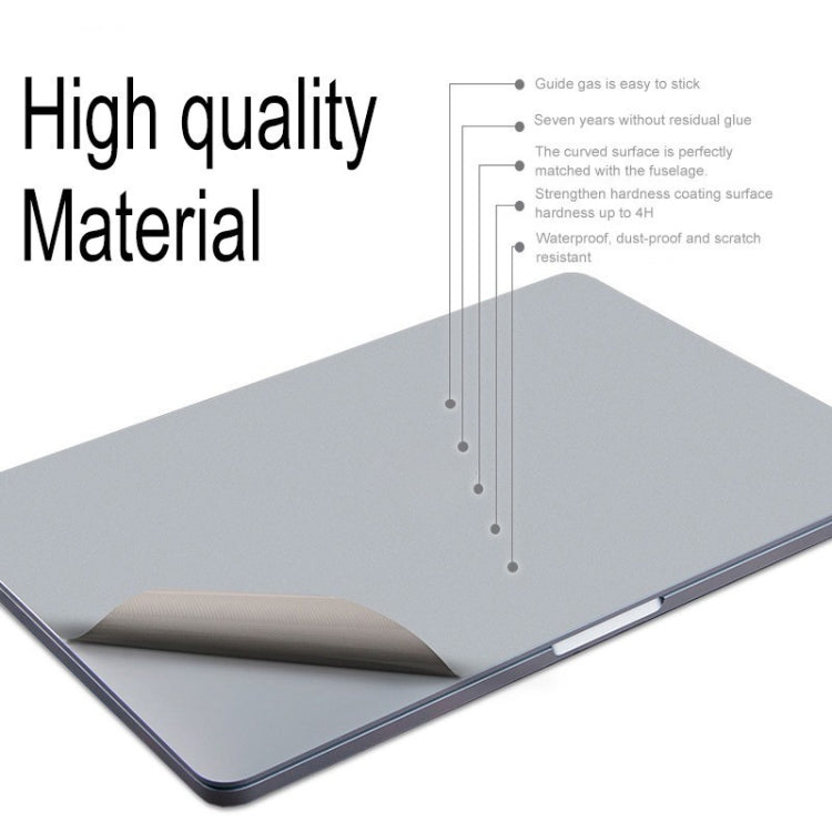 Pellicola di copertura superiore 4 in 1 + Pellicola di copertura inferiore + Pellicola a supporto completo + Pellicola per touchpad Pellicola protettiva per laptop, For Pro Retina 15.4 inch A1398, For Air 11.6 inch A1370, For 13.3 inch A1278�����������...