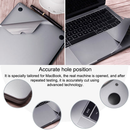 Pellicola di copertura superiore 4 in 1 + Pellicola di copertura inferiore + Pellicola a supporto completo + Pellicola per touchpad Pellicola protettiva per laptop, For Pro Retina 15.4 inch A1398, For Air 11.6 inch A1370, For 13.3 inch A1278�����������...