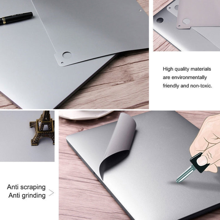 Pellicola di copertura superiore 4 in 1 + Pellicola di copertura inferiore + Pellicola a supporto completo + Pellicola per touchpad Pellicola protettiva per laptop, For Pro Retina 15.4 inch A1398, For Air 11.6 inch A1370, For 13.3 inch A1278�����������...