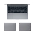 Pellicola di copertura superiore 4 in 1 + Pellicola di copertura inferiore + Pellicola a supporto completo + Pellicola per touchpad Pellicola protettiva per laptop, For Pro Retina 15.4 inch A1398, For Air 11.6 inch A1370, For 13.3 inch A1278           ...