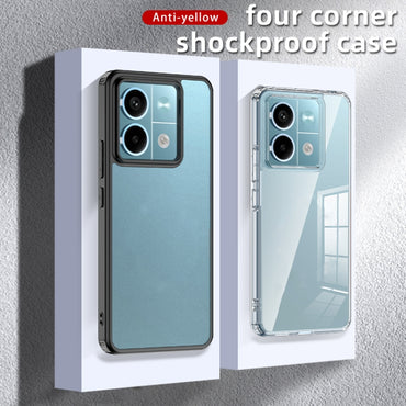 Custodia rigida per PC in TPU trasparente per armatura, For Xiaomi Redmi Note 13, For Xiaomi 14 Ultra, For Xiaomi Redmi Note 13 Pro+, For Xiaomi Redmi Note 13 Pro, For Xiaomi Redmi K70 Pro, For Xiaomi Redmi K70