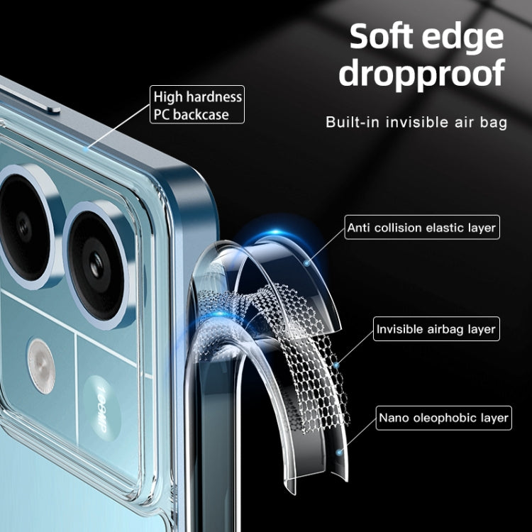 Custodia rigida per PC in TPU trasparente per armatura, For Xiaomi Redmi Note 13, For Xiaomi 14 Ultra, For Xiaomi Redmi Note 13 Pro+, For Xiaomi Redmi Note 13 Pro, For Xiaomi Redmi K70 Pro, For Xiaomi Redmi K70