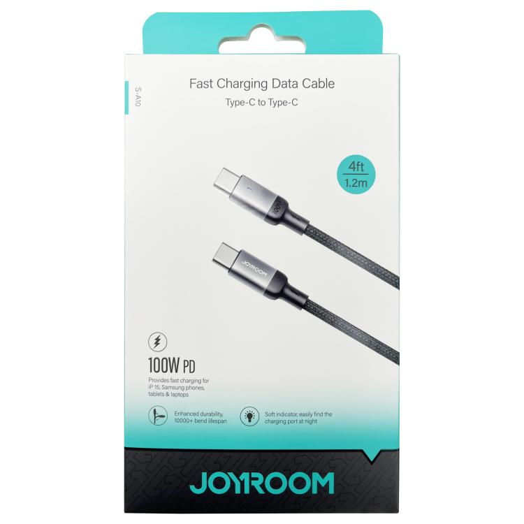 JOYROOM S-CC100A10 Cavo dati di ricarica rapida da 100 W da USB-C/tipo-C a USB-C/tipo-C serie straordinaria, 100W Type-C,1.2m