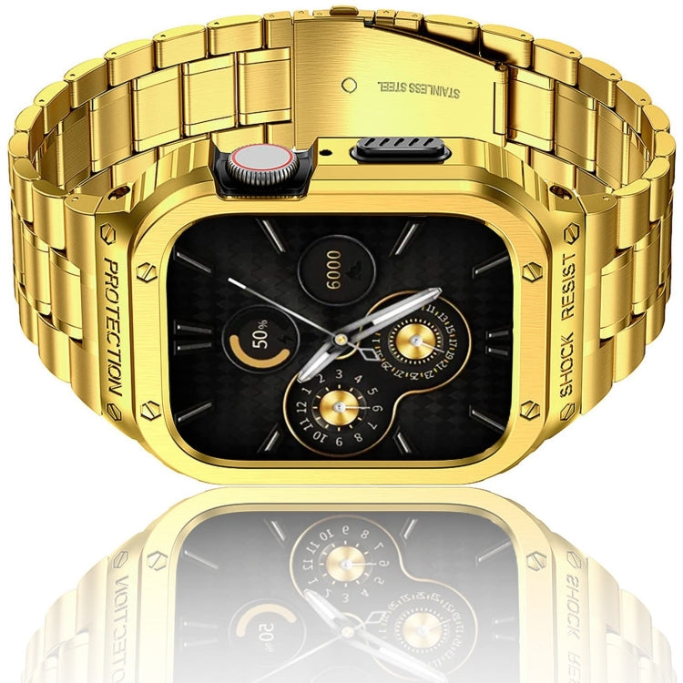 Custodia protettiva per orologio integrata in metallo, For Apple Watch Series SE 2025&6&SE&5&4 44mm, For Apple Watch Ultra 3 / 2 / 1 49mm, For Apple Watch Series 9 / 8 / 7 45mm